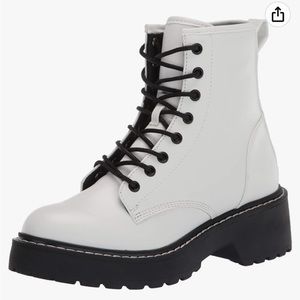 madden girl white boots!